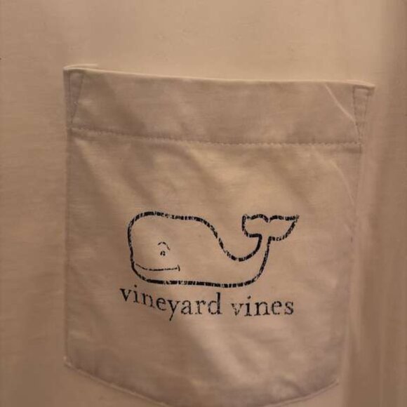 Vineyard Vines XL Raglan Baseball Tee Long Sleeve Whale Pocket Shirt - Picture 4 of 6
